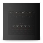 Klarstein velaire cave  vin 2 zones encastrable 36 bouteilles 5 - 22c clairage led 41 db cave  vin ...