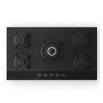 Klarstein velaire plaque de cuisson gaz 90 cm 5 feux 10400w allumage lectrique scurit antiflamme compatible ...