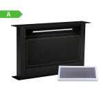 Klarstein victoria downdraft hotte aspirante 60 cm hotte escamotable 8 niveaux + boost jusqu 713. 8 ...