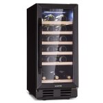 Klarstein vinovilla 29 cave � vin encastrable 29 bouteilles 81 l �tag�res en bois �clairage int�rieur ...