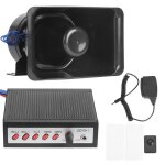 Klaxon �lectronique puissant � 5 sons 100 w sir�ne davertissement haut - parleur klaxon de s�curit� 12 ...