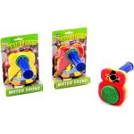 Klaxon sirne bruit moteur moto vroom, vroom ! sans pile s?adapte sur poigne vlo sonnette enfant