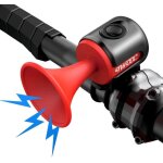 Klaxon de vlo - beijiyi - rouge - 120 db - tanche ipx4 - piles 300 mah