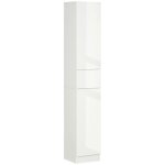 Kleankin - meuble colonne rangement salle de bain - panneaux de particules - 30x28x170cm - blanc