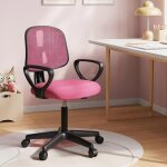 Klihome chaise de bureau pour enfants chaise � roulettes ergonomique chaise pivotante r�glable en hauteur ...