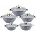 Klönberg set de 10 ustensiles de cuisine 17 / 2 / 26 / 33 / 39l revêtement anti - adhésif kb3954 Klönberg set de 10 ustensiles de cuisine 17 / 2 / 26 / 33 / 39l revêtement anti - adhésif kb3954