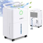 D�shumidificateur dair � compresseur 180w �co - 6l / j pour 25m� - 1700ml - �cran tactile led - contr�le ...