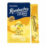 Kombucha citron gingembre pack de 10 sachets en poudre boisson instantan�e probiotique au th� sans sucre ...