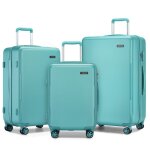 Kono set de 3 valises de voyage rigide ensemble de valise (55 / 64. 5 / 74cm) rigide valise trolley  ...