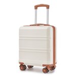 Kono valise cabine 45x36x20cm valise de voyage trolley rigide en abs petite avec bagages � main � 4 roulettes ...