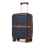 Kono valise cabine taille 55x40x20cm rigide abs + pc valise de voyage  roulettes valises avec serrure ...