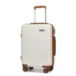 Kono valise de voyage 64. 5x42x25cm valises soute en polycarbonate valise moyenne rigide bagages � 4 ...