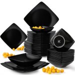 Konsimo epiri service de table 36 pices pour 12 personnes cramique premium design moderne lave - vaisselle ...