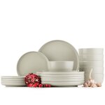 Konsimo service de table complet victo avec bols set de vaisselle (18 pices) pour 6 personnes faence ...