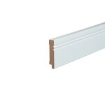 Kosche plinthe avantgarde profil� hamburger mdf feuillet� 19 x 69 x 2500 mm blanc plinthe haute qualit� ...