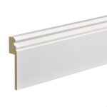 Kosche plinthe pour carrelage profil� hamburger mdf pellicul� 16 x 100 x 2500 mm blanc plinthe plinthes ...
