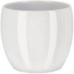 Kotarbau pot de fleurs en céramique 125 mm cache - pot pour fleurs plantes blanc Kotarbau pot de fleurs en céramique 125 mm cache - pot pour fleurs plantes blanc