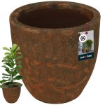 Kotarbau pot de fleurs en cramique marron h 29 cm 30 cm maill salon intrieur et extrieur rsistant ...