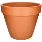 Kotarbau pot de fleurs en terre cuite - diamtre : 43 cm - avec bordure - pour lintrieur et les jardins ...