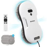 Robot nettoyeur laveur de vitre automatique 2800pa * 2 navigation intelligente tlcommand pour les ...