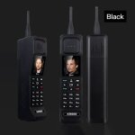 Kr999 4g t�l�phone r�tro 2. 2 pouces fm double sim double veille 4500mah pour bureau h�tel noir
