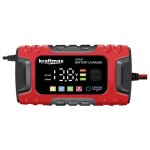 Chargeur de batterie - kraftmax - bc - 360 - 12v - 6a - compatible agm gel sla lifepo4