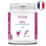 Krill 100g chien et chat articulations om�ga 3 epa dha mobilit� fabriqu� en france - museau & co