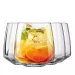 Krosno celebration verres � boisson bas lot de 4 400 ml fait main