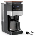 Krups cafeti�re noir argent nombre de tasse=18 avec broyeur �cran