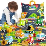 Kukufun 8 pi�ces b�b� jouet voitures jouets pour b�b�s � pousser et � tirer jouets automobiles?cadeaux ...