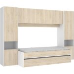Kwai lit gigogne enfant avec multiples rangements - 90 x 190 cm