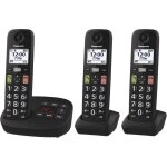 Kx - tgu133exb t�l�phone num�rique sans fil avec r�pondeur unit� de base et 3 combin�s �cran lcdgrosses ...