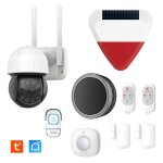 Kyf - kit de scurit connect avec camra kyf - cam - 026 + sirne extrieure solaire autonome