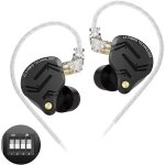 Kz zs12 pro x �couteurs filaires in ear monitor 4 commutateurs daccordage1dd 5ba distorsion non lin�aire ...