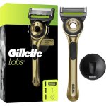 Labs rasoir pour hommeavec barre exfoliante �dition champion goldmanche et cartouche a 5 lamesa utiliser ...