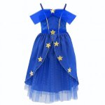 Labay d�guisement enfant ? robe de princesse lina - bleu - 5 / 7 ans