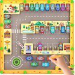 Labyrinthe magn�tique montessori 3 - 8 ans jeu de soci�t� en bois alphabet puzzle lettres �ducatif voyage ...