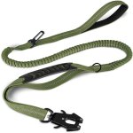 Laisse pour chien 150 cm - laisse tactique robuste pour chien - laisse �lastique absorbant les chocs ...