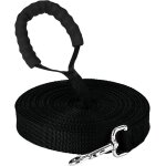 Laisse pour chien - 30 m - poignée rembourrée - nylon durable - pour dressage Laisse pour chien - 30 m - poignée rembourrée - nylon durable - pour dressage