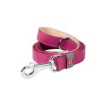 Laisse pour chien - waudog - pour le transport - cuir naturel - 20 mm - 122 cm
