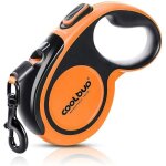 Laisse enrouleur - keeper - nylon 5m - r�fl�chissante - pour chien jusqu� 50kg