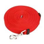 Laisse longue pour chien - gigicial - 10 m - rouge - réglable - portable Laisse longue pour chien - gigicial - 10 m - rouge - réglable - portable