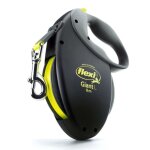 Laisse r�tractable - flexi - gt3. 210. s neo. 12 - noir / fluo - grand chien - 26 pi