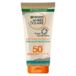 Lait fluide hydratant - garnier - ambre solaire - spf50 + - 175ml - protection uv