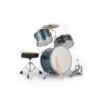 Lalaho - batterie pour enfants kit de batterie 3 pices pour dbutants avec tabouret  partir de 3 ans ...