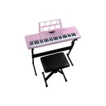 Lalaho - kit complet piano numrique clavier lectronique pour dbutant 61 touches avec stand banc de ...
