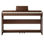 Piano - lalaho - piano �lectronique - piano num�rique avec 88 touches et support - noyer noir