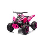 Lalaho - quad buggy lectrique enfant 12v 7ah - pour enfants de 3  6 ans - 4. 5 km / h max rose