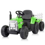 Lalaho tracteur electrique enfant 12v 7 ah - avec tlcommande 2. 4 gvert
