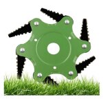 Lame de dsherbage - brosse cinq feuilles - acier au manganse - multifonction - pratique installer debroussaill ...